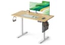 SONGMICS Schreibtisch elektrisch höhenverstellbar 120/140/160/180 cm USB-C Memory-Funktion 4 Höhen Stoff-Organizer Bild 2