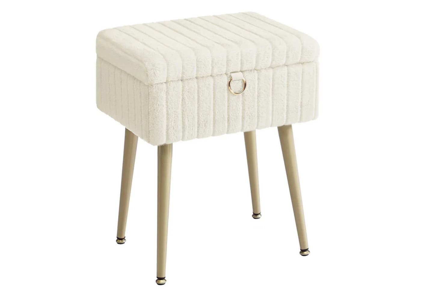 SONGMICS Sitzhocker mit Stauraum Grau, Rosa oder Weiß - Bild 2