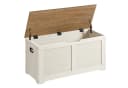 VASAGLE Sitzbank, Spielzeugtruhe, 80/100 x 40 x 46 cm Bild 2