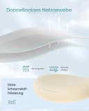 SONGMICS Bürostuhl Ergonomisch Grau Bild 5