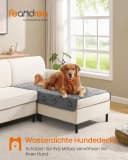 FEANDREA Tierdecke Wasserdichte Hundedecke Autoschondecke Sofaschutz Bild 1