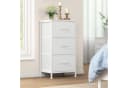 SONGMICS Kommode Schrank Aufbewahrungsschrank Stahl MDF Vliesstoff Schlafzimmer Bild 1