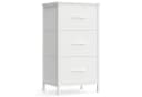 SONGMICS Kommode Schrank Aufbewahrungsschrank Stahl MDF Vliesstoff Schlafzimmer Bild 2