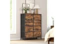 SONGMICS Kommode Schrank Aufbewahrungsschrank Stahl MDF Vliesstoff Schlafzimmer Bild 1