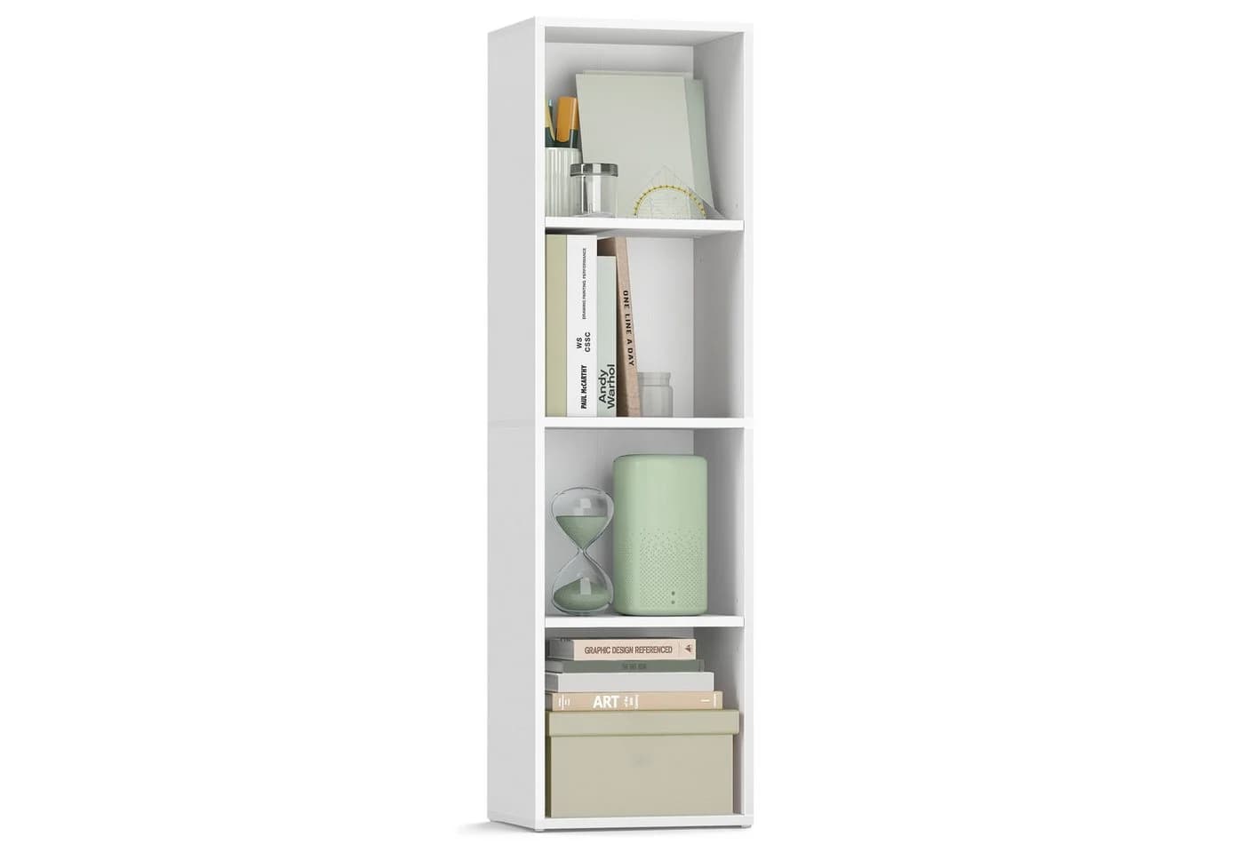 VASAGLE Bücherregal 4-stöckig Wolkenweiß - Bild 2