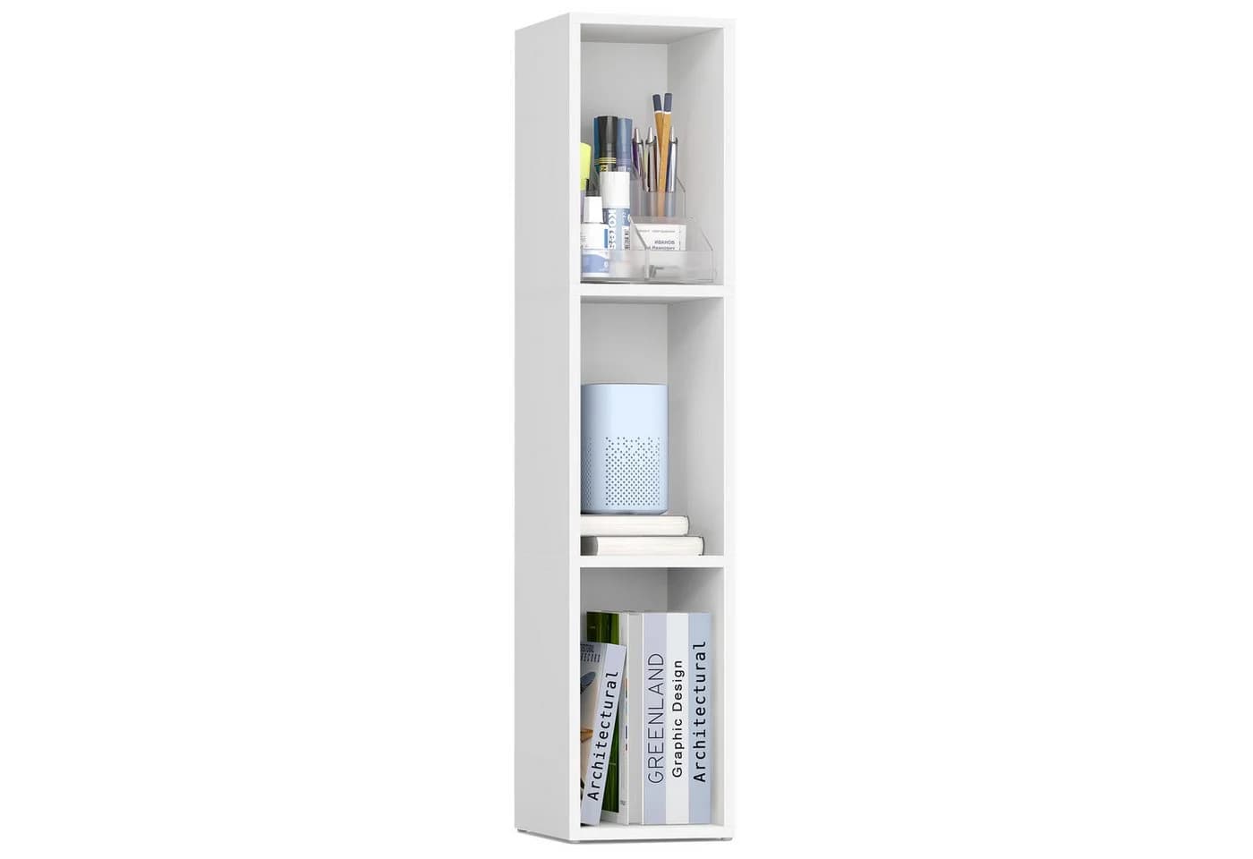 VASAGLE Bücherregal 3/4-stöckig Wolkenweiß - Bild 2