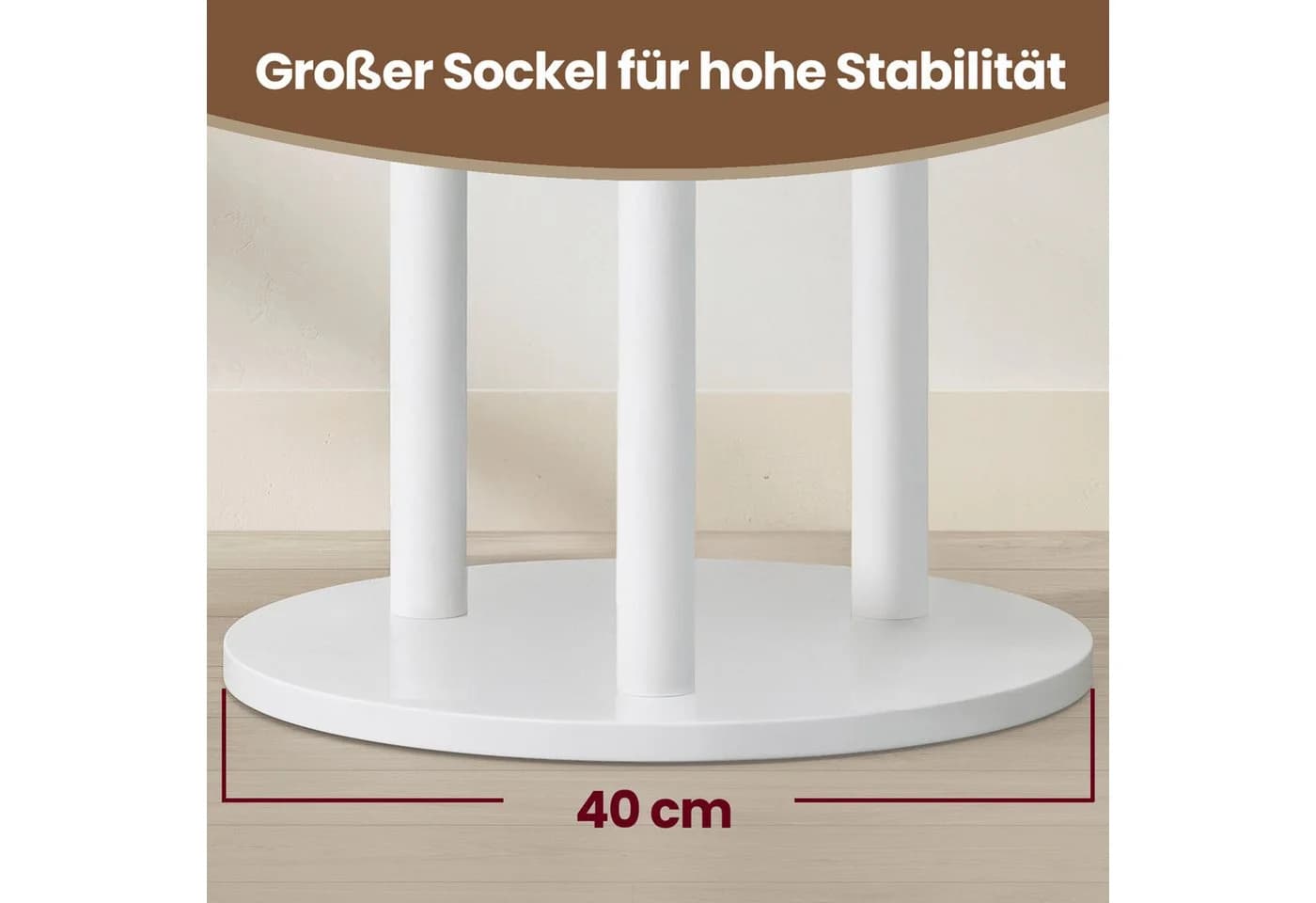 VASAGLE Garderobenständer Kleiderständer 11 Haken 3 Ablagen Wolkenweiß - Bild 5