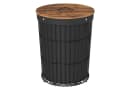SONGMICS Wäschekorb mit Deckel, Wäschesammler rund, 95 L, herausnehmbarer Wäschesack Bild 2