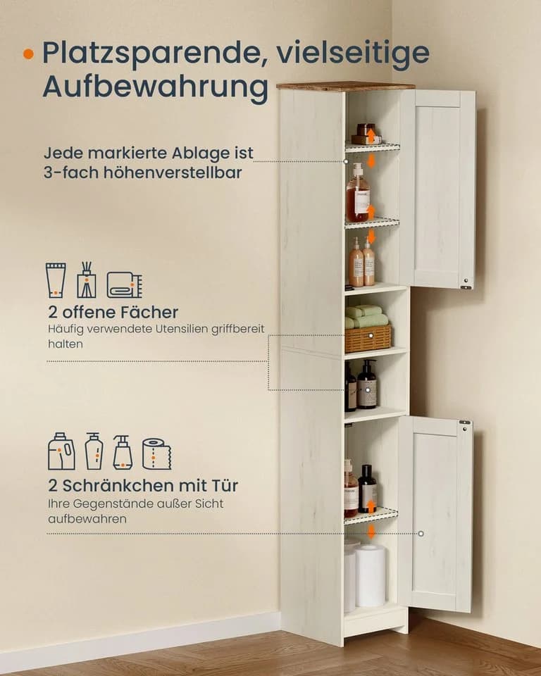 Moderne Badkommode aus Holz und Spanplatte - Bild 4