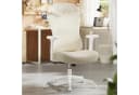 SONGMICS Bürostuhl Ergonomisch Beige Verstellbare Lendenstütze Bild 2