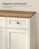 VASAGLE Sideboard Küchenschrank 39x81x140cm Toolless-Technologie Bild 5