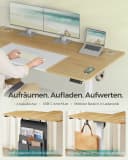 SONGMICS Schreibtisch Höhenverstellbarer Elektrisch 180 cm Bild 5