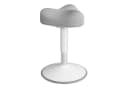 SONGMICS Arbeitshocker Stehhocker 360° neigbar Schreibtischstuhl Anti-Rutsch Grau Bild 2