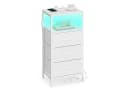 SONGMICS Nachttisch mit Ladestation Beistelltisch LED-Beleuchtung Bild 2