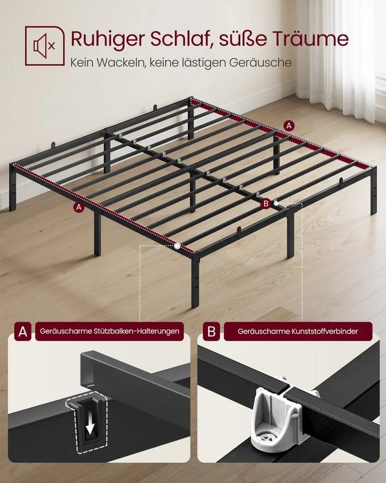 Modernes Metall-Bettgestell - Bild 3