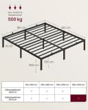 Modernes Metall-Bettgestell Bild 5