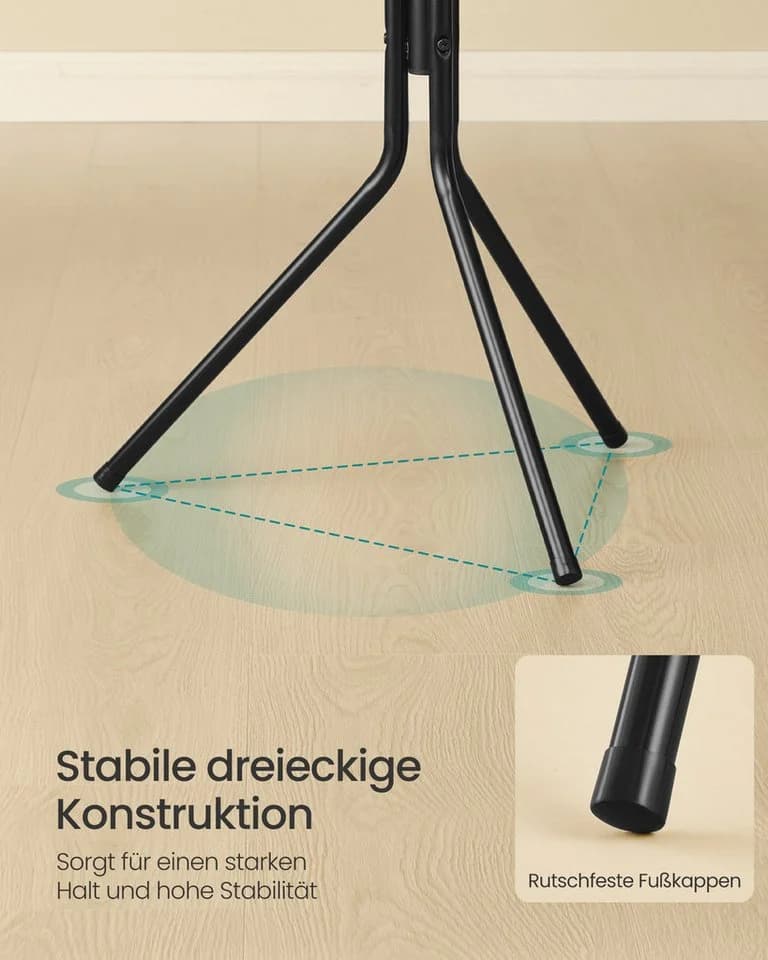 VASAGLE Garderobenständer Kleiderständer Metall - Bild 5