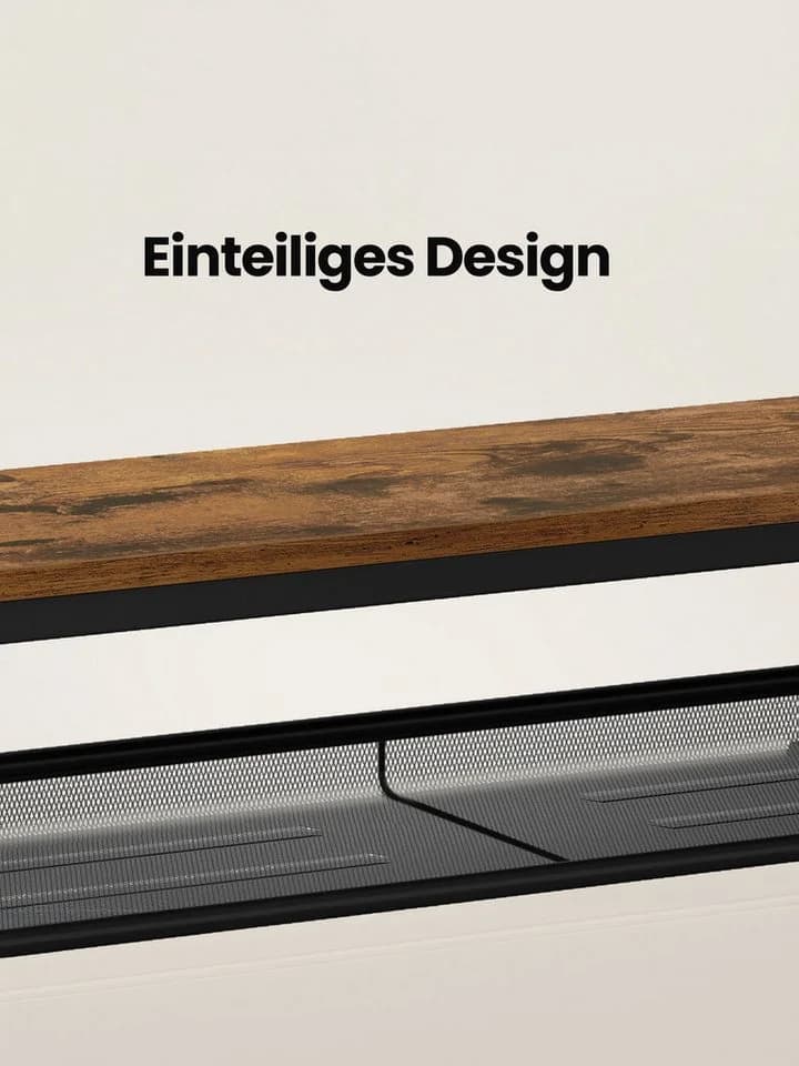 VASAGLE Schuhbank 3 Ebenen Industrie-Stil - Bild 5