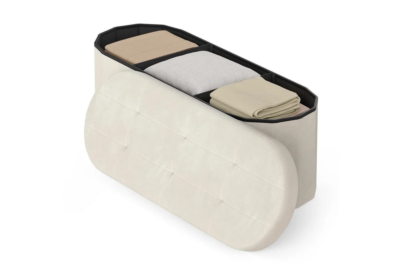 SONGMICS Sitzbank mit Stauraum und Aufbewahrungsbox - Bild 4