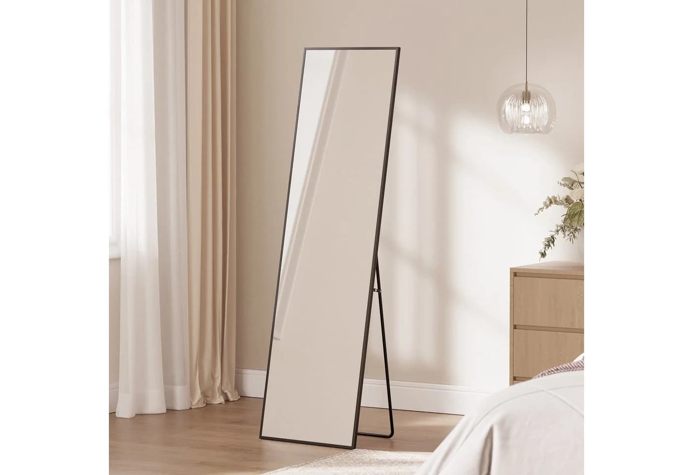 SONGMICS Ganzkörperspiegel 150x40 cm Hartglas - Bild 3