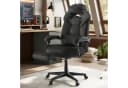 SONGMICS Gaming-Stuhl Schwarz Ergonomisch mit Fußstütze Bild 1