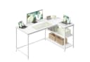 VASAGLE Eckschreibtisch L-Form Bürotisch mit Stauraum Bild 2