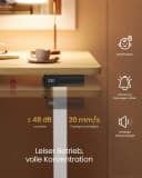 VASAGLE Schreibtisch Höhenverstellbarer Stehtisch Computertisch Bild 5