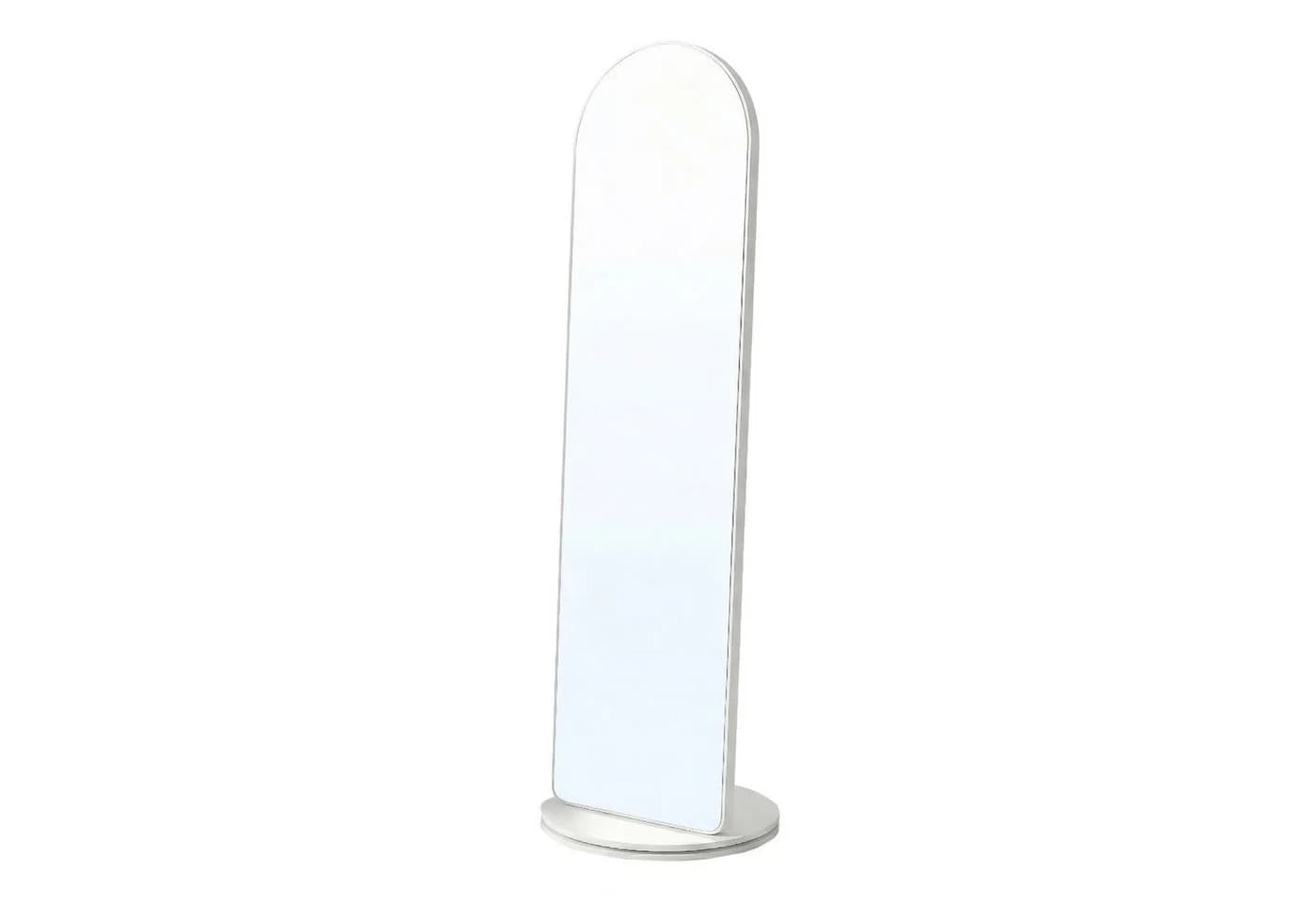 SONGMICS Standspiegel drehbar mit Ablagen und Haken weiß - Bild 4