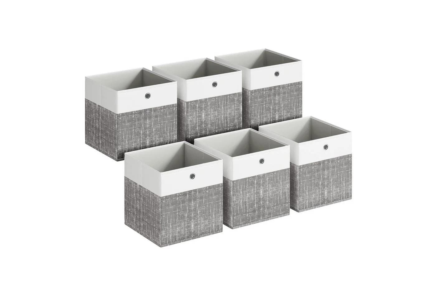 SONGMICS Aufbewahrungsbox 6er Set PP-Platten geruchsneutral - Bild 2