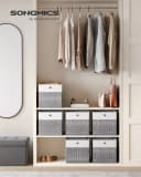 SONGMICS Aufbewahrungsbox 6er Set PP-Platten geruchsneutral Bild 3