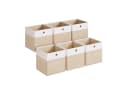 SONGMICS Aufbewahrungsbox 6er Set PP-Platten geruchsneutral Bild 2