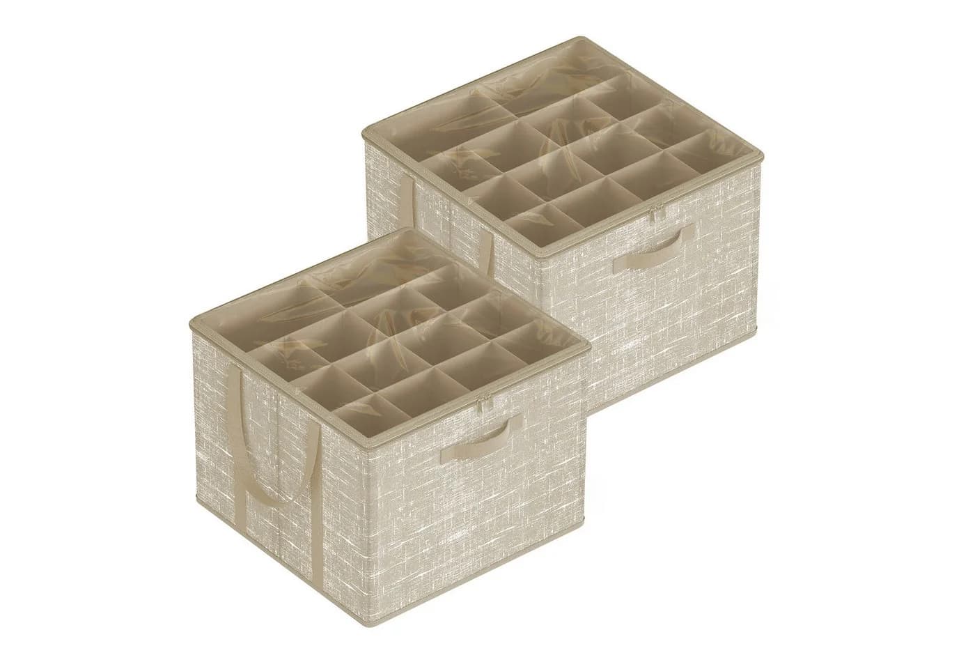 SONGMICS Aufbewahrungsbox Schuhbox für bis zu 16 Paar Schuhe - Bild 2
