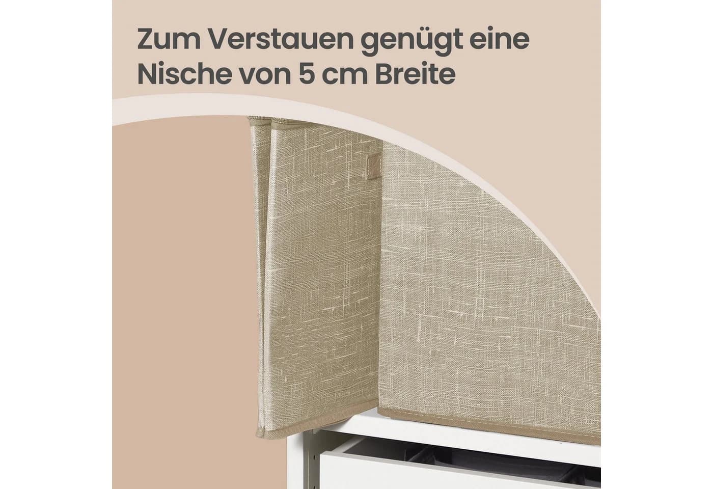 SONGMICS Aufbewahrungsbox Schuhbox für bis zu 16 Paar Schuhe - Bild 5