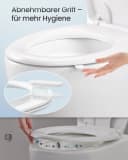 SONGMICS WC-Sitz Urea-Duroplast 300 kg O-Form Absenkautomatik Bild 3