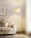 VASAGLE Stehlampe Bogenlampe höhenverstellbar 150-175 cm modern Bild 1