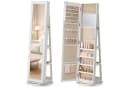 SONGMICS Schmuckschrank Spiegelschrank 3 Ablagen Standspiegel Bild 2