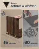 SONGMICS HOME Schuhbank mit Stauraum und Sitzkissen Bild 3