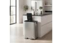 SONGMICS Mülleimer Mülltrennsystem 2x30L Softclose Silber Bild 3