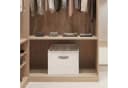 SONGMICS Schuhbox Stapelbar Beige Transparent 2er Set Bild 3