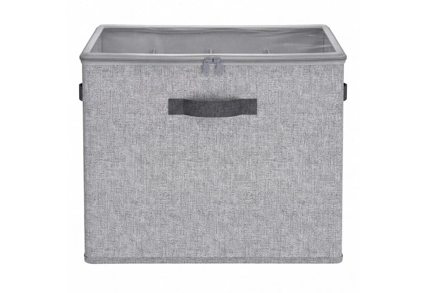 SONGMICS Schuhbox Grau Stapelbar Transparent 2er Set - Bild 4