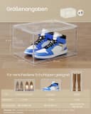 SONGMICS Schuhbox Set Transparent Stapelbar Bild 4