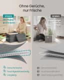 SONGMICS Aufbewahrungsbox 3er Set mit Deckel und Griffen Grau Bild 5