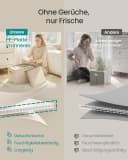 SONGMICS Aufbewahrungsbox 3er Set mit Deckel und Griffen Sand Bild 5