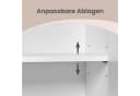 VASAGLE Spiegelschrank mit LED, Steckdosen und drehbarer Funktion Bild 4