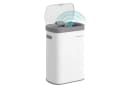 SONGMICS Sensor-Mülleimer 50L Edelstahl Softclose Deckel Bild 2