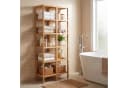 SONGMICS Bambusregal 3-Ebenen Standregal Naturbeige Bild 3