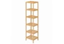 SONGMICS Bambusregal 3-Ebenen Standregal Naturbeige Bild 4