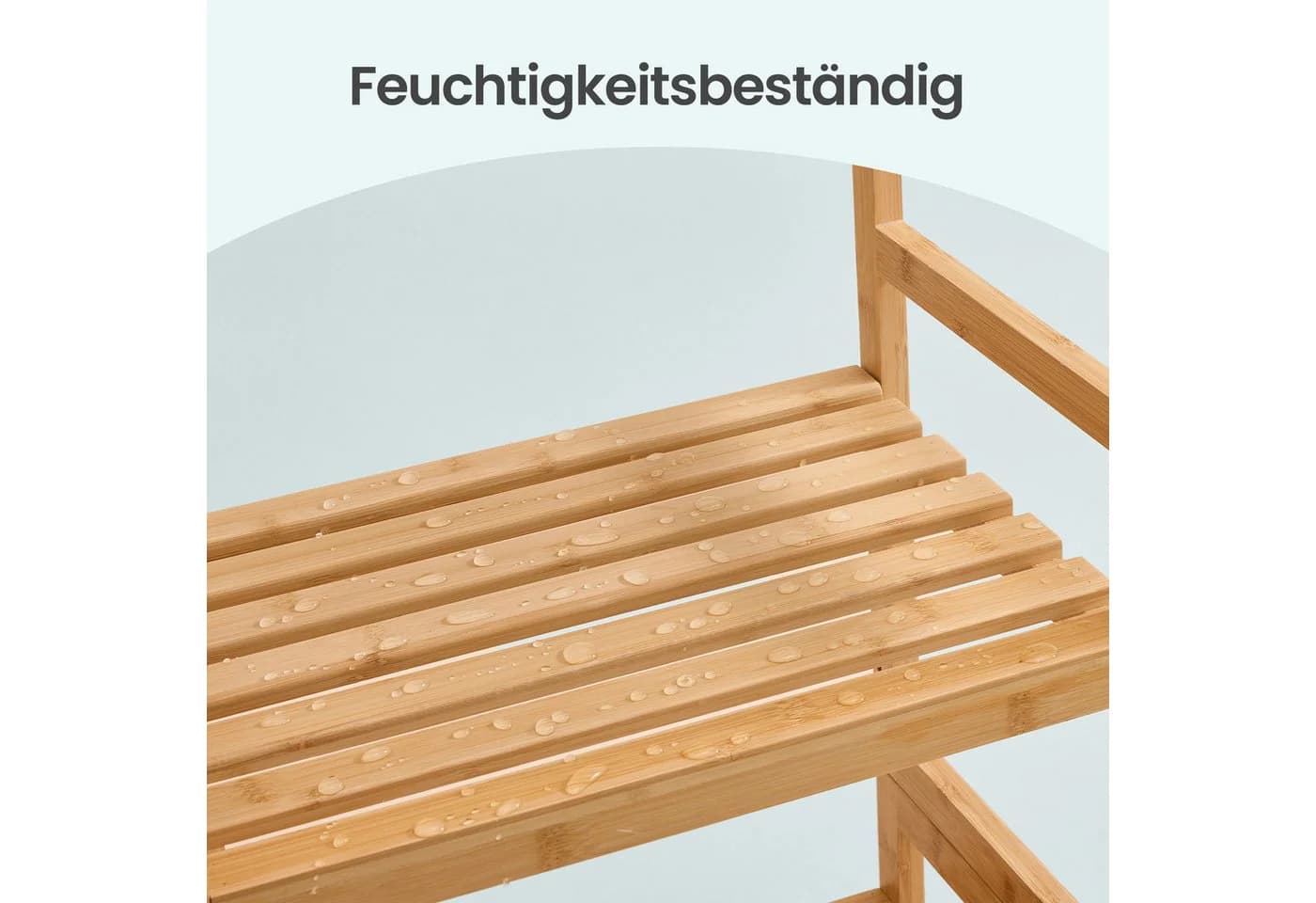 SONGMICS Bambusregal Standregal Naturfarben - Bild 4