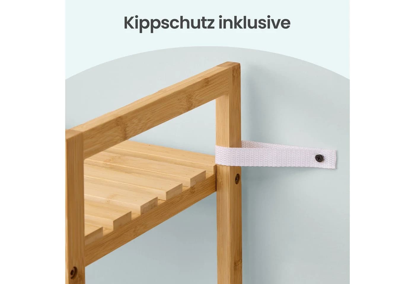 SONGMICS Bambusregal Standregal Naturfarben - Bild 5