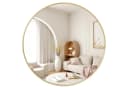 SONGMICS Wandspiegel rund in Gold mit Metallrahmen Bild 4